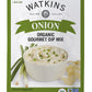 Watkins Organic Gourmet Dip Mix, Onion, 1.0 Oz. Packets, 12-Pack