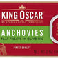 King Oscar Anchovies (Flat) 2 Oz Can (Pack Of 4)