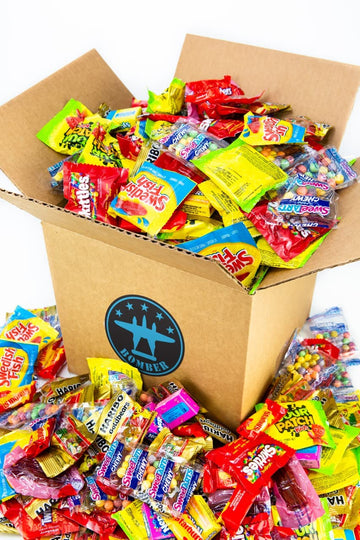 Bomber 8.0Lbs Halloween Candy. Bulk Individually Wrapped Sweetly Delicious. Individually Wrapped Halloween Candy In An 8Lb Box.