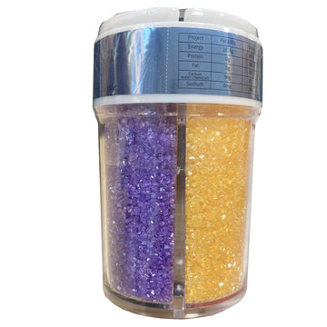 Sentovac 4-Colors Sanding Sugar For Baking Edible Sparkling Sugar Sprinkles Coarse Sugar Crystals For Baking Cake Cookie Cupcake