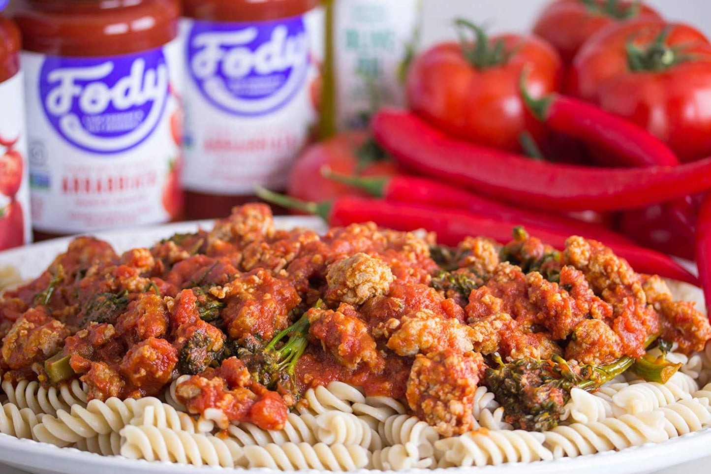 FODY FOOD COMPANY Pasta Sauce, Tomato Basil, 19.4 OZ (0628055758013)