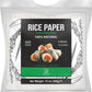 Soeos Rice Paper, White Rice Paper Wrappers, 3 Pack, 102 Sheets-Fresh Spring Roll Wrappers & Dumplings, Non-Gmo, Gluten-Free, Lo