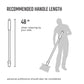Swopt Premium Multi-Surface Angle Broom Cleaning Head - Indoor And Outdoor Angled Broom Set - Interchangeable With All Swopt Cle