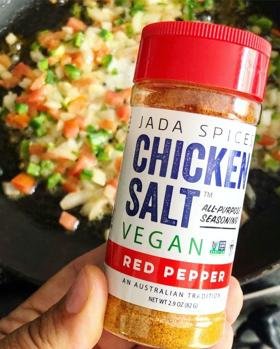 JADA Spices Chicken Salt Spice and Seasoning - Red Pepper Flavor - Very Hot! Vegan, Keto & Paleo Friendly - Perfect for Cooking,