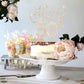 Lingteer Happy 50Th Birthday Gold Rhinestone Cake Topper - Cheers To 50Th Birthday Fifty Years Old Anniversary Party Cake Center