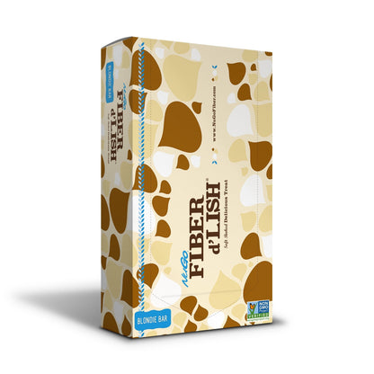 NuGo Fiber dLish Blondie, 12g High Fiber, 160 Calories, 16 Count