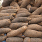 Kovafood Fresh Ghana Yam (2-3 Tubers), 10 Lbs. All Sliced And Cleaned-Cut To Guarantee Freshness Upon Delivery