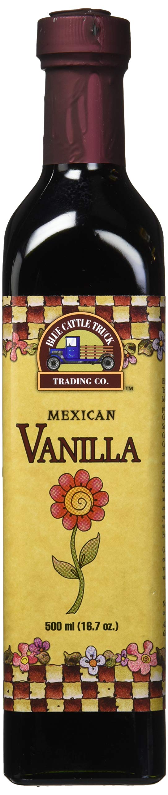 Blue Cattle Truck Trading Co. Traditional Gourmet Mexican Vanilla Extract, Large, 16.7 Ounce