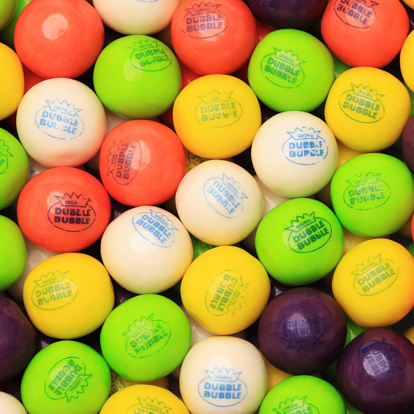 Gumballs For Gumball Machine - 1 Inch Large Gumballs - Tropical Fruit Big Gum Balls - 2.4 Lb Gumball Machine Refills - 1" Gumballs - Bulk Gum For Kids - Assorted Chewing Gum