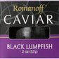 Romanoff Caviar Black Lumpfish, 2 Oz, Whole