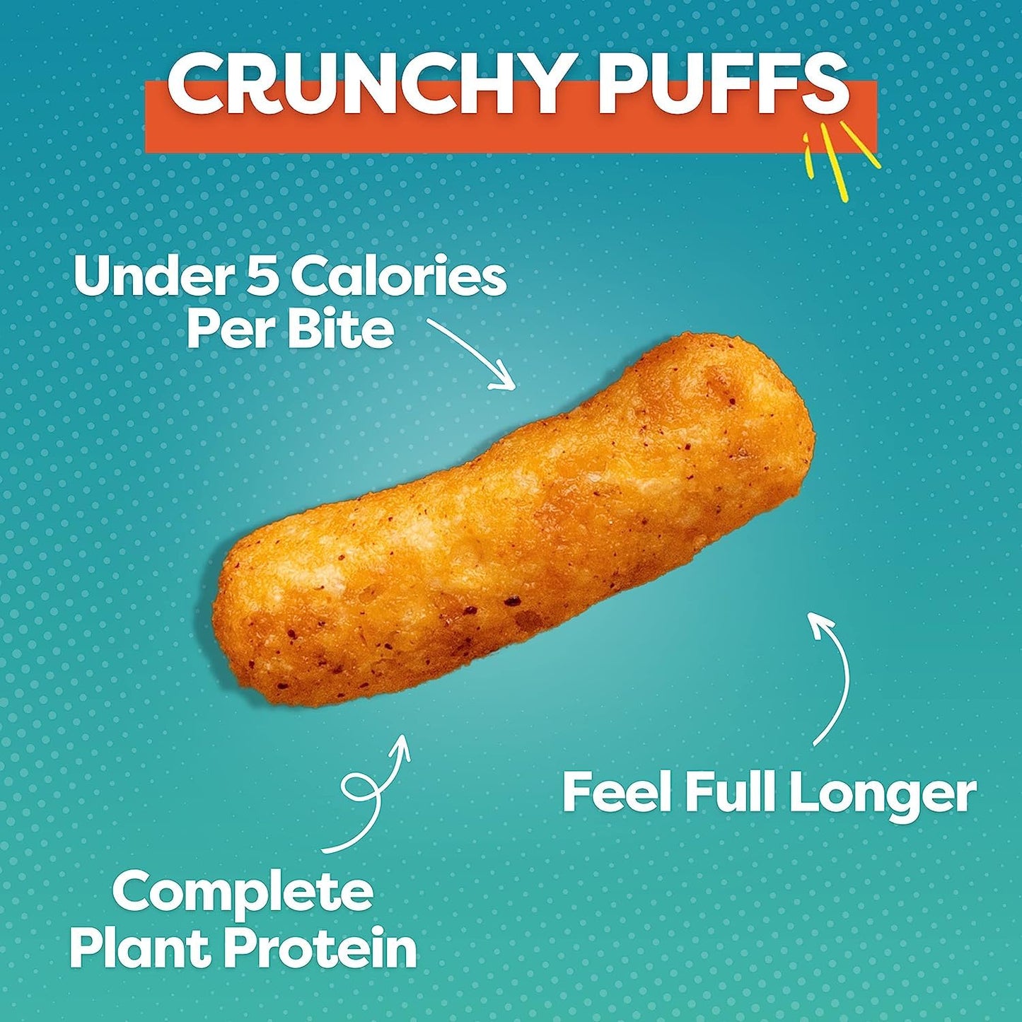 P-Nuff Peanut Butter Puffs - Healthy Vegan Snacks, Low Calorie, High Protein, 4 Oz (Pack of 3)