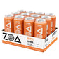 ZOA Zero Sugar Energy Drinks, Wild Orange, Sugar Free, Electrolytes, 16 Fl Oz (12-Pack)