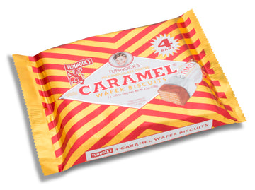 Tunnocks Caramel Wafers - Milk Chocolate (Pack of 4 Wafers) 120g