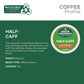 Green Mountain Coffee Roasters Half Caff K-Cup Pods, Medium Roast, 72 Count, Green, Model 5000054102
