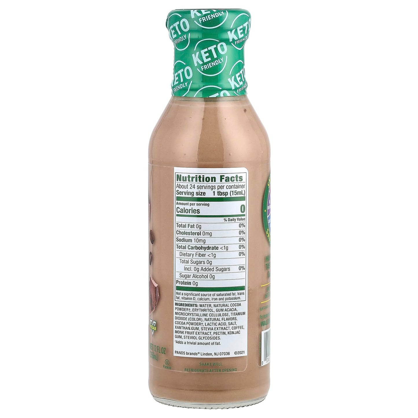 Walden Farms Mocha Coffee Creamer 12 Oz Bottle | Rich & Smooth | Fresh And Flavorful | Vegan, Paleo And Keto Friendly | Non-Dair