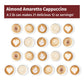 Victorian Inn Instant Cappuccino Almond Amaretto 32 Ounce Pack of 6