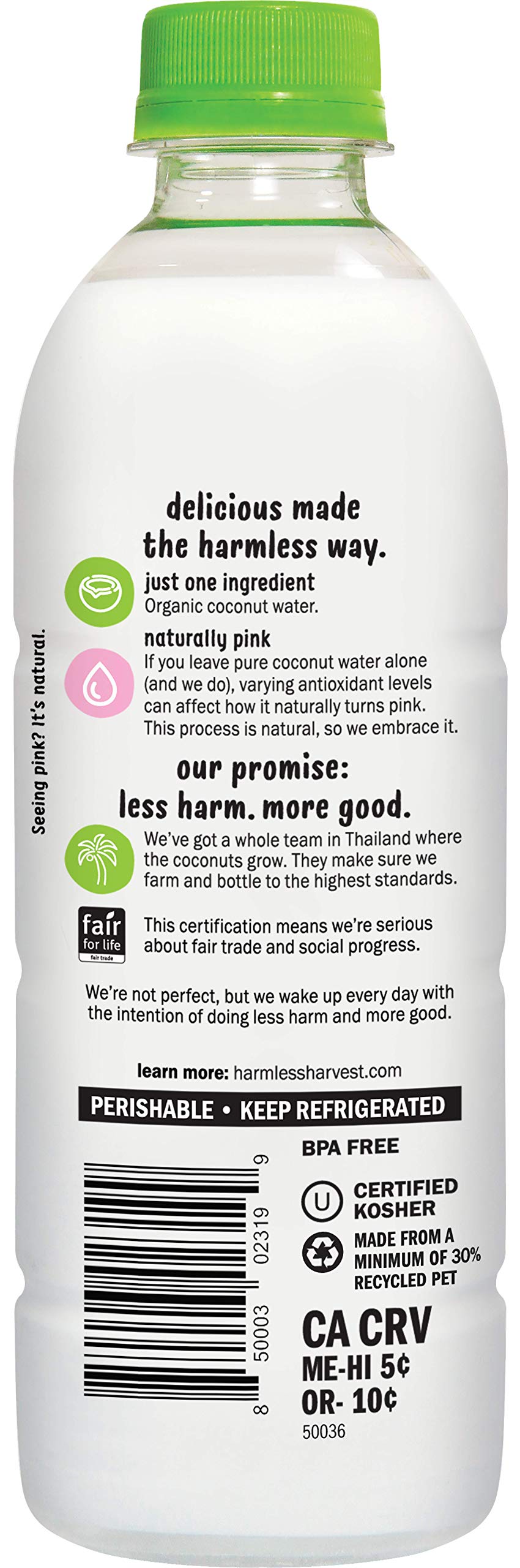 Harmless Harvest Organic Coconut Water, Original, 12 Fl Oz (Pack Of 4)