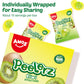 Amos Peelerz Kiwi Gummy Candy, Peelable Fruit-Inspired Candy, 8.47Oz Box With 10 Individual Packs - Playful Kiwi Snack With Chia