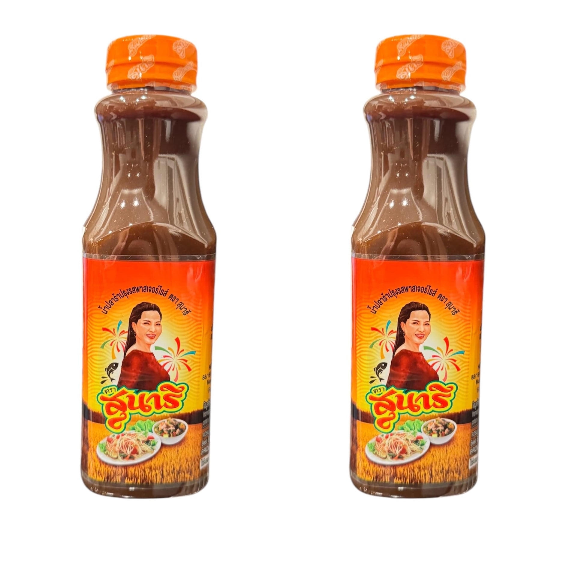 AquaNation Thai Fermented Fish Sauce Nam Pla Ra, Umami Dressing for Papaya Salad, 350ml Bottle