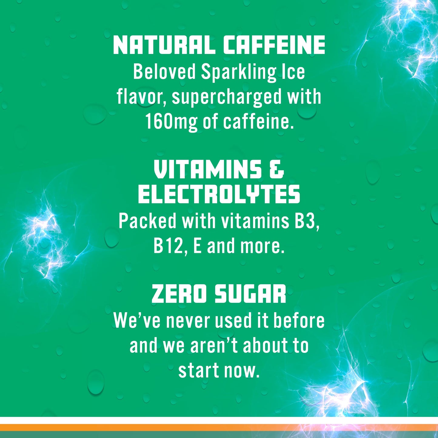 Sparkling Ice Energy Drinks, Maximum Mango, Zero Sugar, 12 Fl Oz Cans, Pack of 12