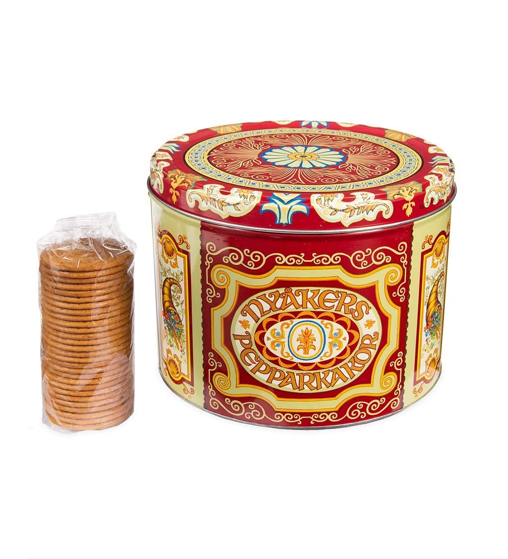Nyakers Sweet And Spicy Gingersnap Cookies - Original Flavor Nyakers Gingersnap Cookies | Finest Ginger Snaps Swedish Cookies |