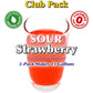 Gramzero Sour Strawberry Zero Calorie Sugar Free Drink Mix, Great For Nutrition Club Loaded Tea, Stevia Sweetened