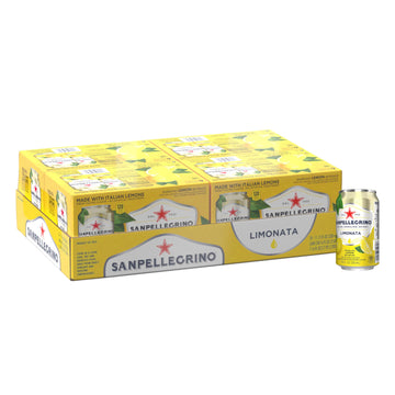 Sanpellegrino Italian Sparkling Drink Limonata, Sparkling Lemon Beverage, 24 Pack Of 11.15 Fl Oz Cans