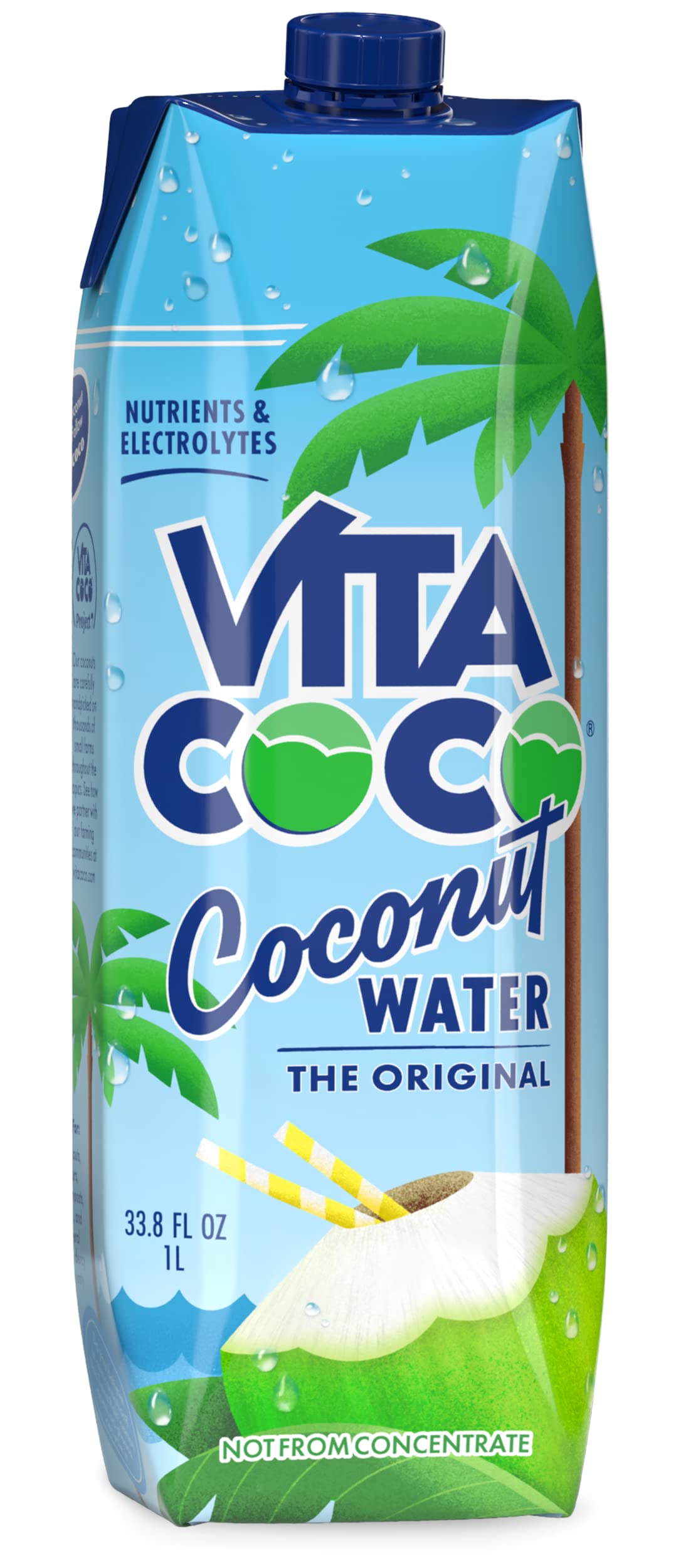 Vita Coco Pure Coconut Water  33.8 Fl Oz