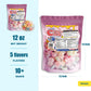 Gummy Glow Wax Candy 12oz Bulk Pack  Retro Chewy Wax Candies for Old School Candy Lovers with 55-65 Pieces & 5 Flavors  Nostalgic Sweet