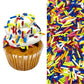 Manvscakes, Natural Rainbow Sprinkles, No Artificial Dyes, Gluten Free, Nut Free, 3 ounces, Cake Decorations, Cupcake Sprinkle B