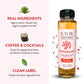 Peppermint Agave Simple Syrup for Coffee  Cocktails  Matcha - Sweetened with Agave Nectar - Infused with Real Peppermint Leaf - 13.5 oz
