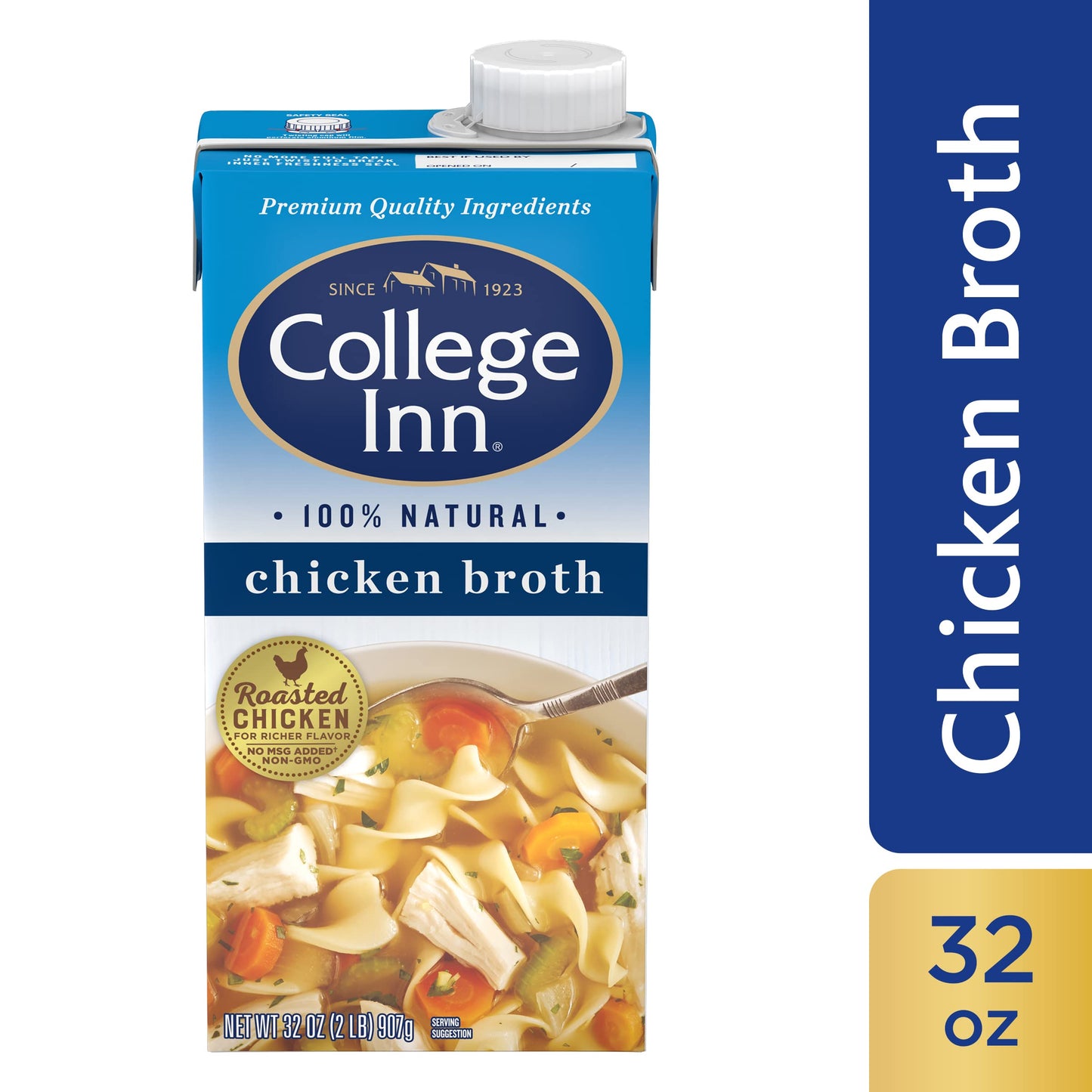 College Inn Chicken Broth, 32 Oz, Pack of 1, Model 2001515