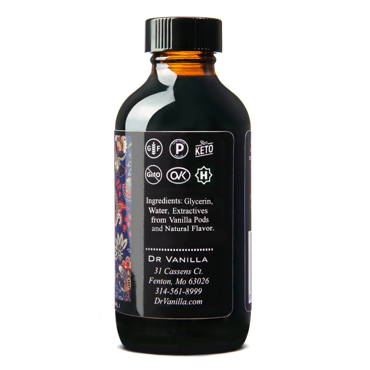 DOCTOR VANILLA ARTISANAL Natural Vanilla Extract - Small Batch, Madagascar spirit-inspired flavor, 4oz Bottle