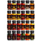 TILZ Hot Sauce Gift Set | 24 Bottles Sampler | Sriracha, Jalapenos, BBQ | Medium Size