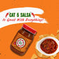 CAT 5 SALSA Mango Chili Sauce - Gourmet Salsa for Dips & Snacks - 16 oz Jar