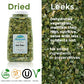 Harmony House Foods Dehydrated Leek Flakes - Air Dried Vegetables For Soup And Cooked Dishes, Great For Camping, Survival, And B