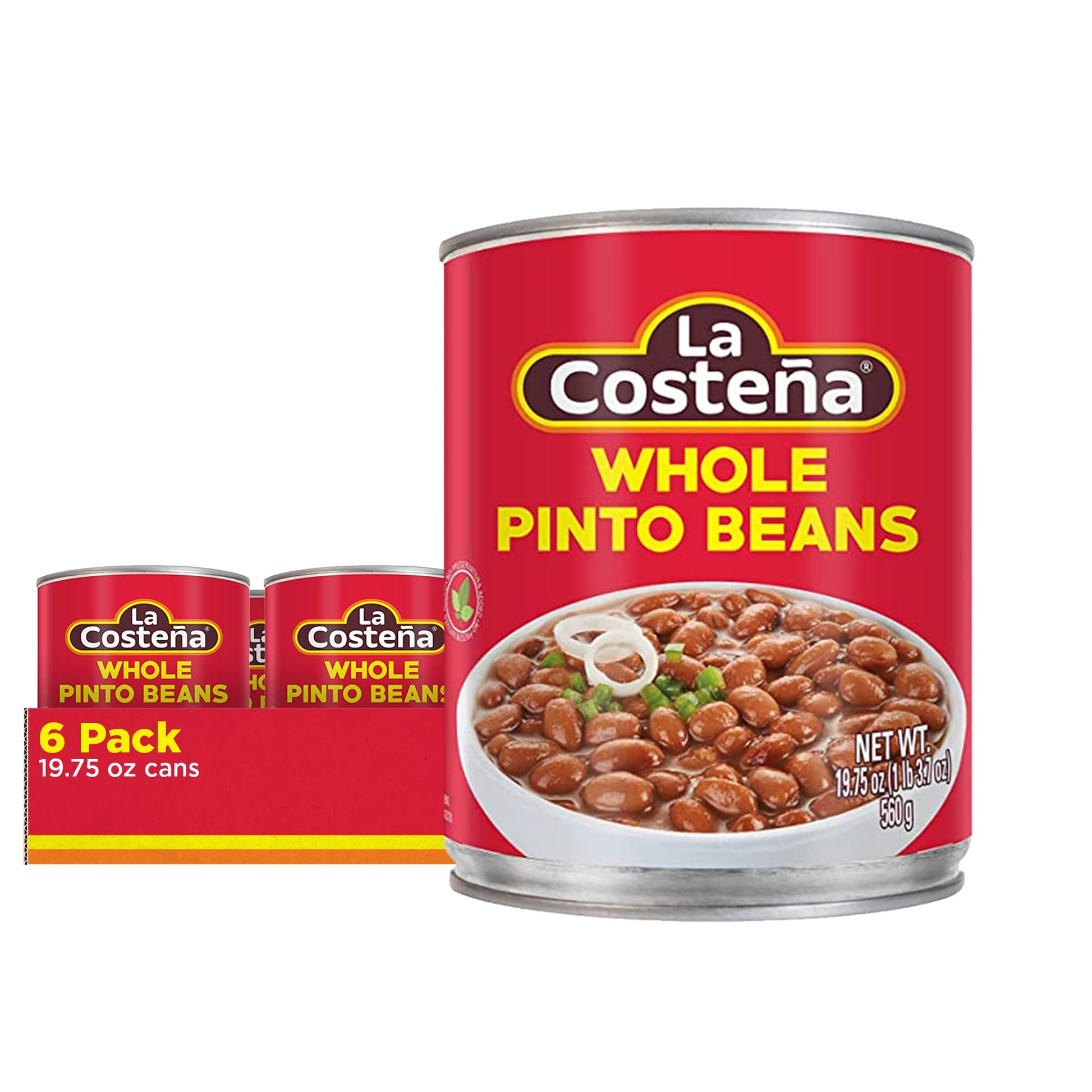 La Costea Whole Pinto Beans 20.5 oz s (6-Pack)
