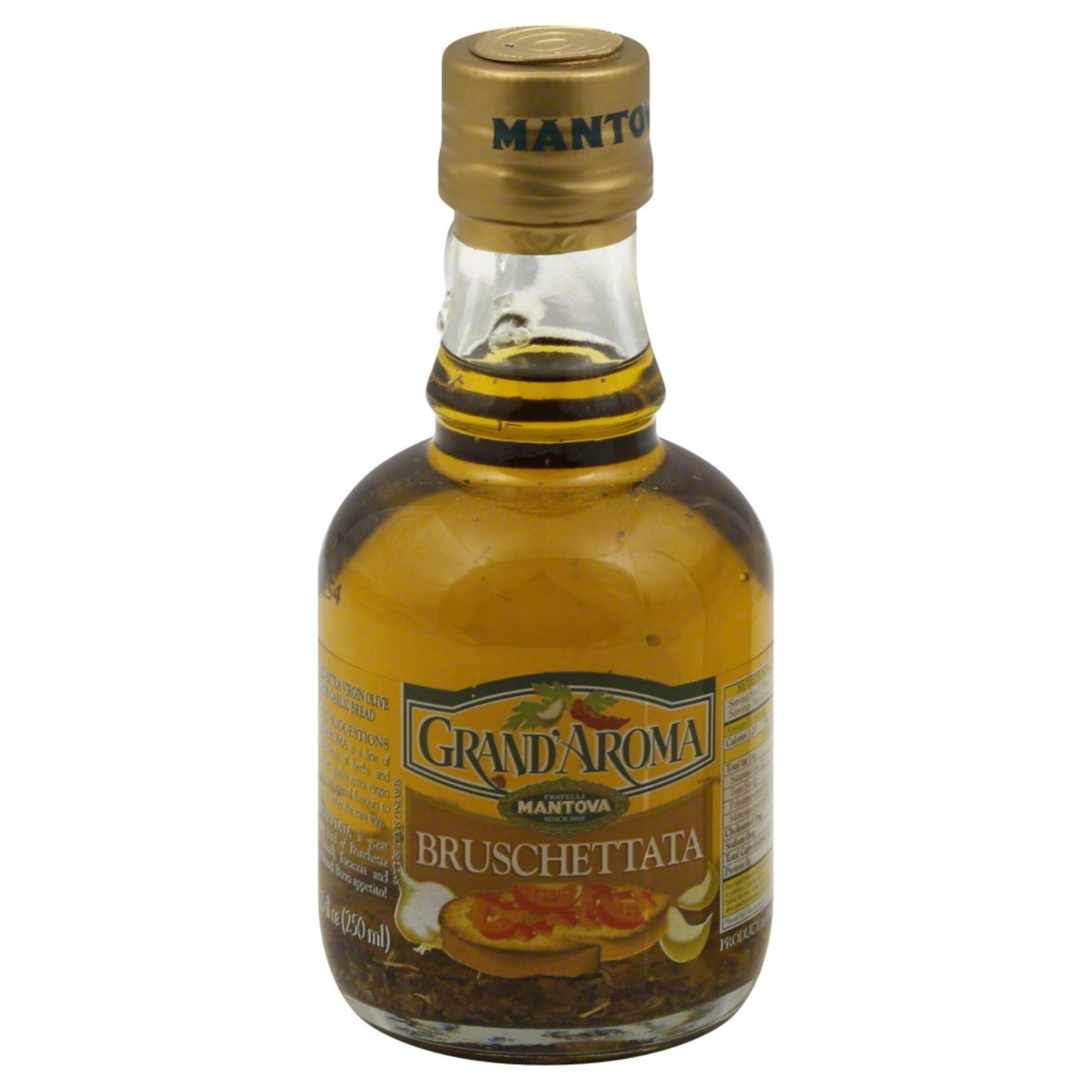 Grand'aroma Tuscan Extra Virgin Olive Oil Flavored 8.5 Bottles, Fresh Herbs, 25.5 Fl Oz, (Pack of 3)
