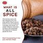 Allspice Whole Berries 5 Ounce Bag - by Spicy World (All Spice) | All Spice Pimento Jamaica Pepper for Cooking & Seasoning | Ver