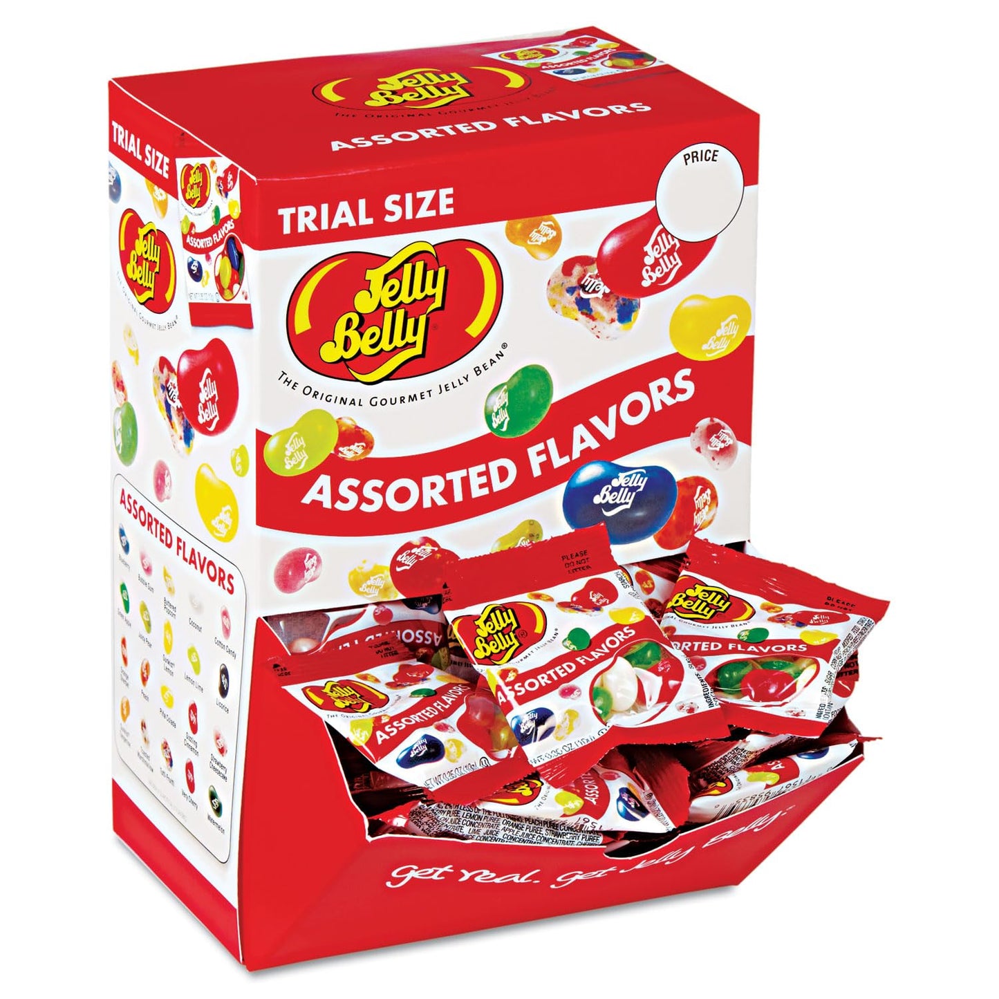 Jelly Belly Jelly Beans, 20 Flavors, .35-Oz Trial Size Packs, 80 Count