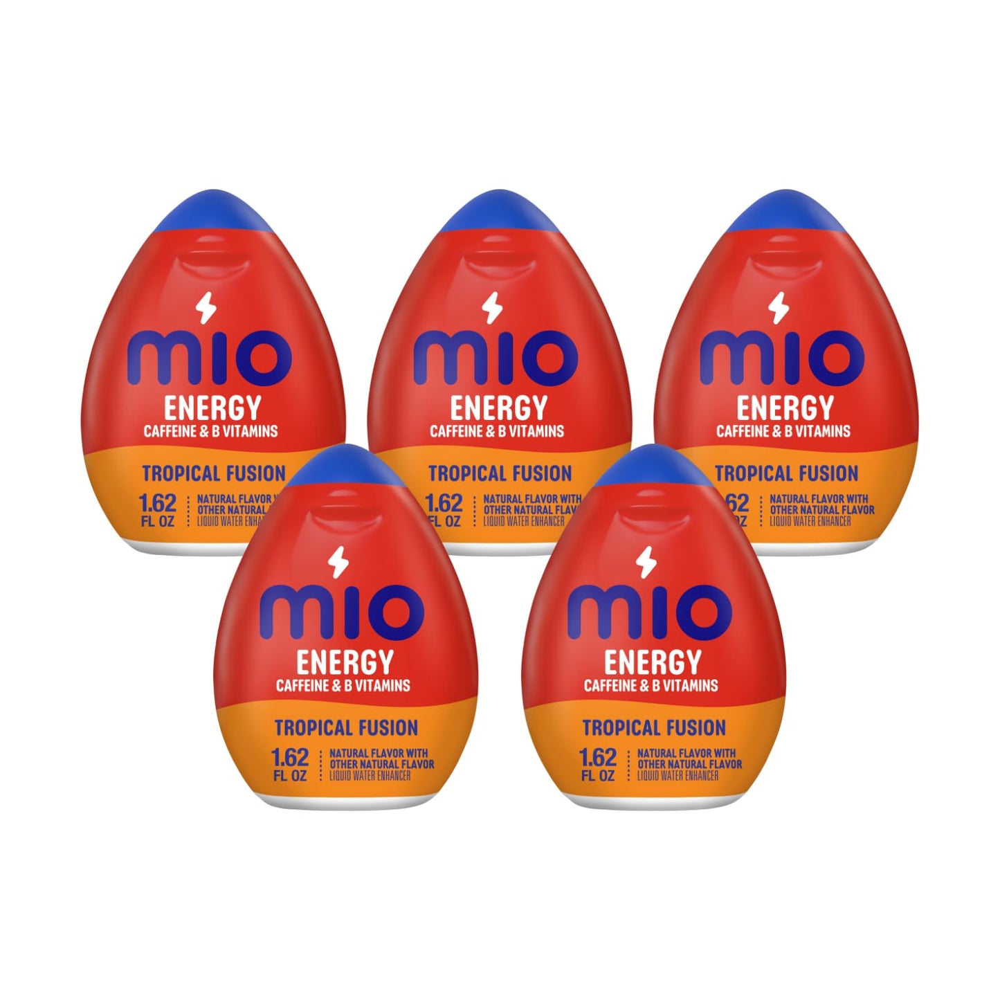 Mio Energy Liquid Water Enhancer, Tropical Fusion, 1.62 Fl Oz, Pack of 5