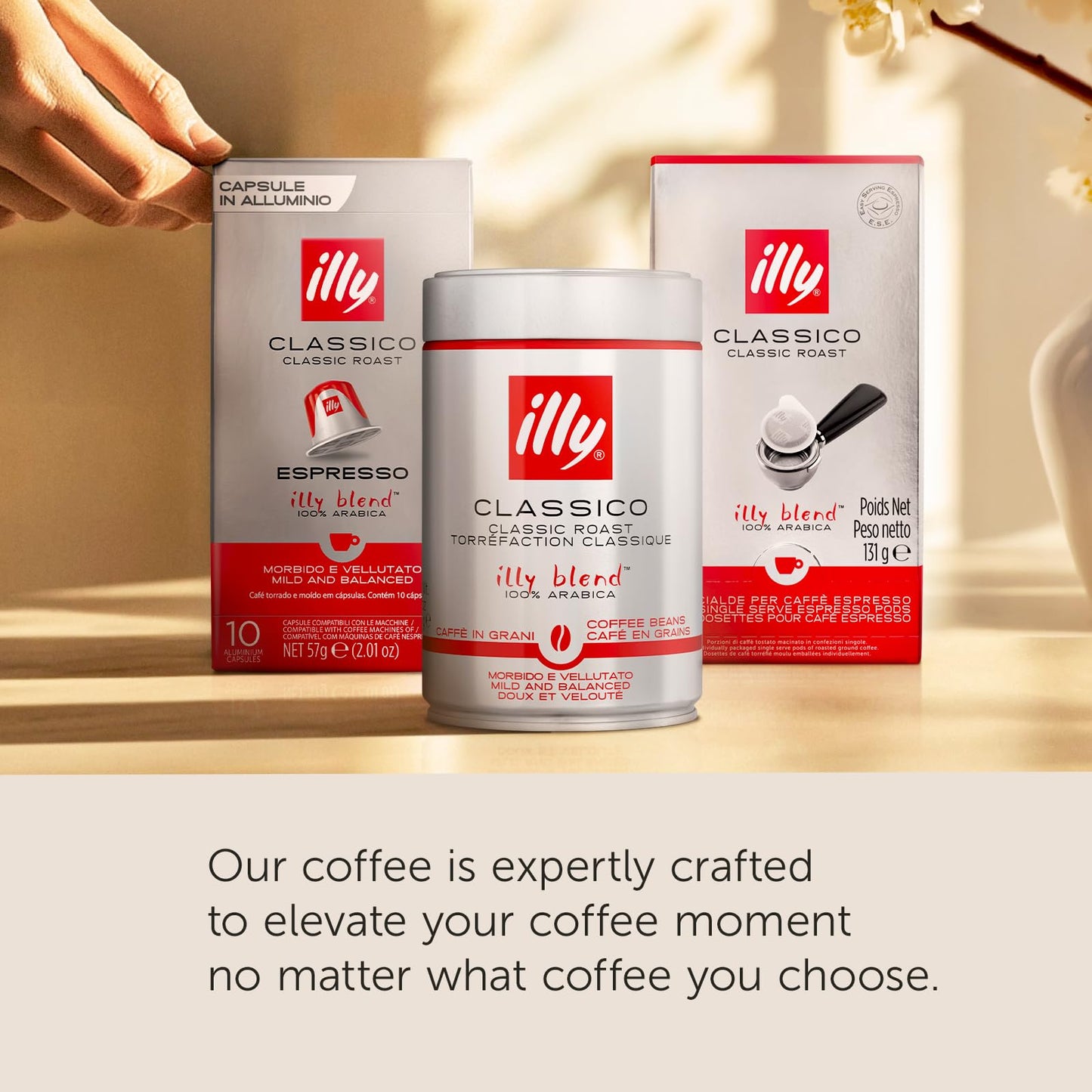 Illy Espresso Compatible Capsules - Single-Serve Coffee Capsules & Pods - Intenso Dark Roast - Notes Of Cocoa & Dried Fruit Coffee Pods - For Nespresso Coffee Machines – 10 Count