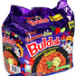Samyang Buldak Hot Chicken Spicy Ramen Korea Instant Packaged Noodles,4.76 oz,Habanero Lime,5 Pack
