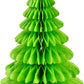 Unique Christmas Tree Honeycomb Centerpiece-12 | Green | 1 Pc Party Decoration, 12'', Multicolor
