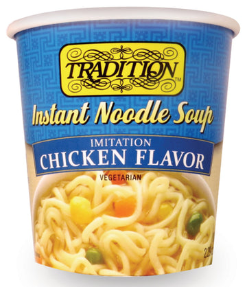 Tradition Instant Noodle Soup Cup, Chicken, 2.29 Ounce (Pack of 12)