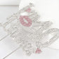 Laskyer I'M 40Th Funny Birthday Pink Rhinestone Cake Topper - Happy 40Th Birthday Cheers To 40 Years Old Forty Bday Party Metal