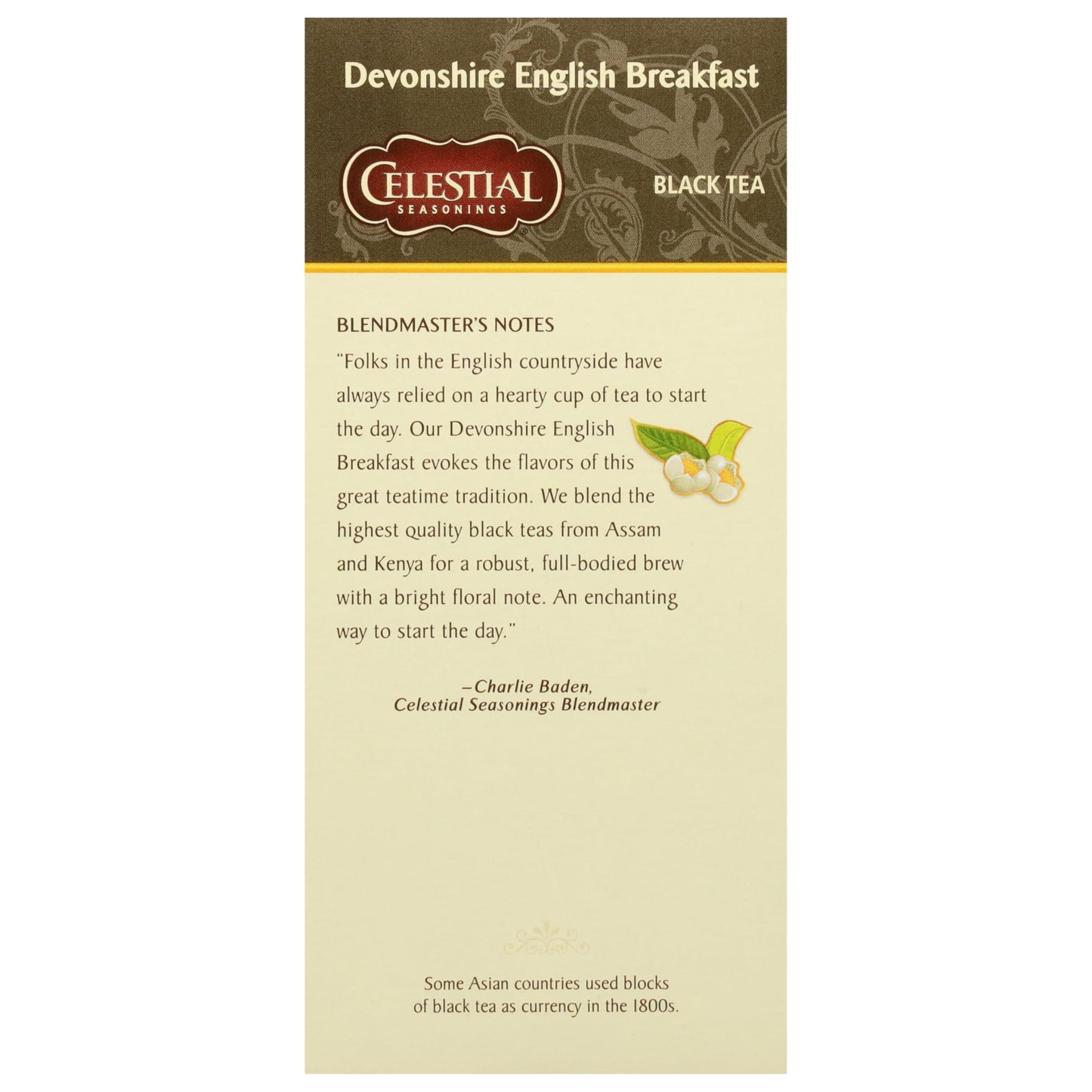 Celestial Seasonings Devonshire English Breakfast Black Tea 25 Tea Bags