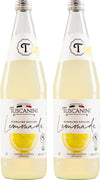 Tuscanini Top-Grade Organic Sparkling Lemonade  25.3Oz (2 Pack) | Real Italian Lemon Soda - No Food Coloring Or Artificial Flavors | Sparkling Party Drink | Product Of Italy | Kosher