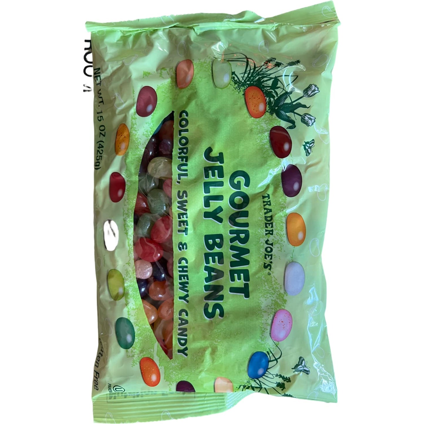 Trader Joe'S Gourmet Jelly Beans 18 Natural Flavors 15 Oz. (Pack Of 2)