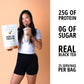 Boba Tea Protein Classic Milk Tea - 25g Grass-Fed Whey Protein Isolate Powder, Gluten-Free, 25 Servings, White